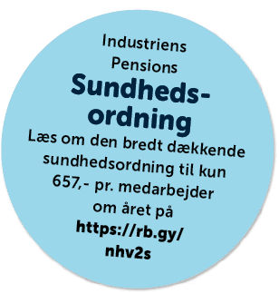  Industriens Pensions Sundheds ordning L s om den bredt d kkende sundhedsordning til kun 657, pr. medarbejder om ret...