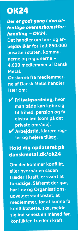 OK24 Der er godt gang i den offentlige overenskomstforhandling – OK24. Det handler om l n og arbejdsvilk r for i alt ...