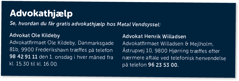 Advokathj lp Se, hvordan du f r gratis advokathj lp hos Metal Vendsyssel: Advokat Ole Kildeby Advokatfirmaet Ole Kild...